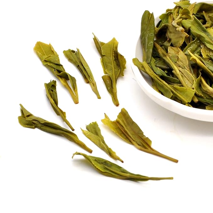 ChaWuWarmSun [B] LongJing Green Tea,8.8oz/250g,Chinese Dragon Well Green Tea Loose Leaf