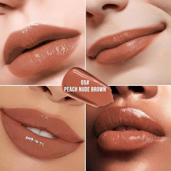 Lip Stain - Wipe-Off &Peel Off Lip Color | Waterproof, Long Lasting, Transfer-Resistant, Smudge-Proof Lip Tint | Easy Wipe Finish, High Pigment | All-Day Vibrant Kiss-Proof Lip Stain, Muted Terracotta