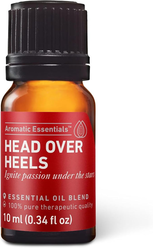 Aromatics International Head Over Heels Essential Oil Blend, 10ml | Uplifting, Mood Support, Aromatherapy Oil for Emotional Wellness