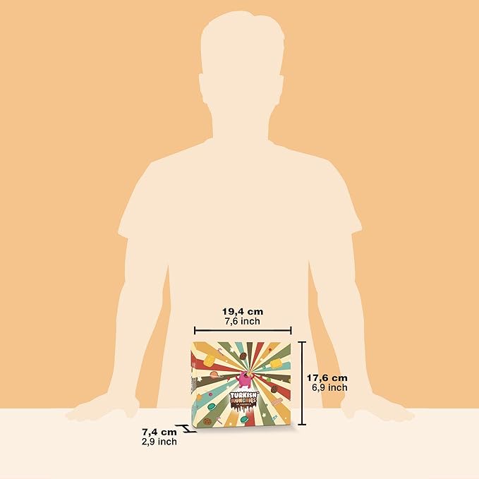 International Snack Box | Premium Exotic Foreign Snacks | Unique Snack Food Gifts | Try Extraordinary Turkish Snacks | Candies from Around the World (Midi Green)