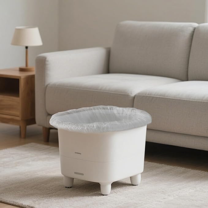 25Pcs Transparent Pedicure Liners, Disposable Unbreakable Cleansing Foot Pads Bath Pedi Liners, One Size Fits Most Foot Spa for Bath Pedicure Supplies Spa Kit with Elastic Band for Hotel Home Use