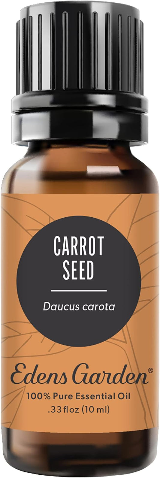Edens Garden Carrot Seed Essential Oil- 100% Pure Premium Grade, Undiluted, Natural, Therapeutic, Aromatherapy, The Best for Diffuser, Skin, Face, Kid Safe 10 ml (.33 fl oz)