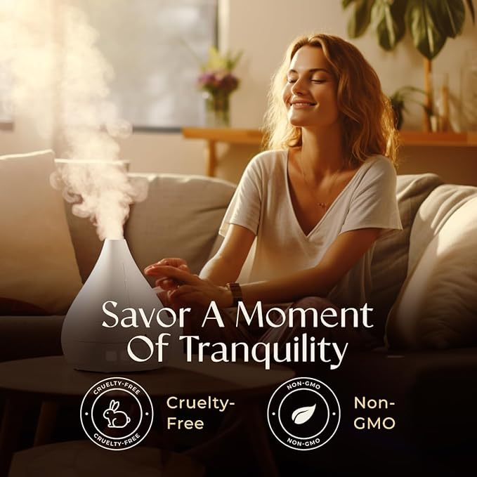 Gya Labs Stress Relief Essential Oil Blend for Diffuser & Aromatherapy - 100% Pure Natural Stress Relief Oils for Calming Diffusion, Soothing & Self-Care (0.34 Fl Oz)