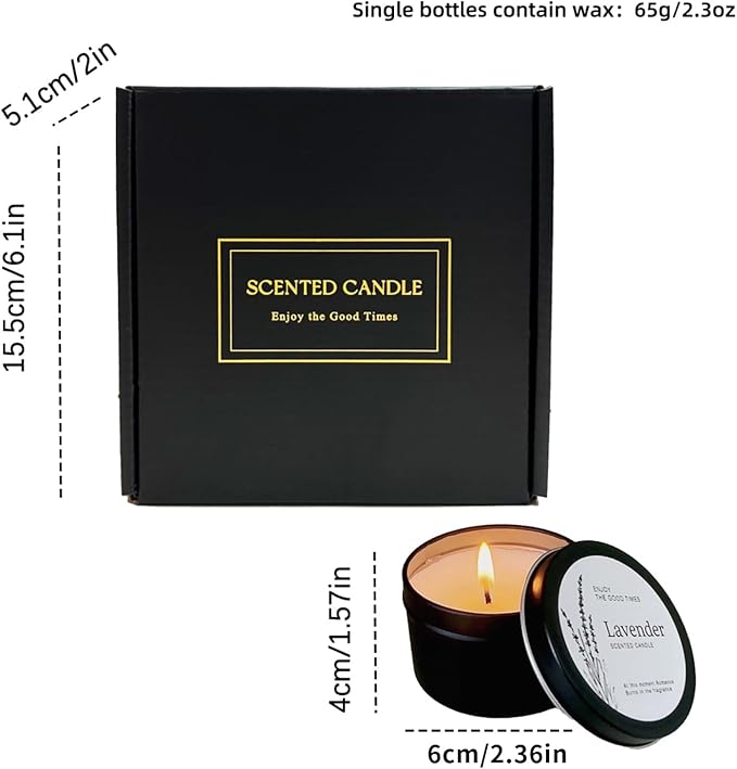 Scented Candles Gift Set for Women – Clean Floral Soy Wax Candles with Lavender, Rose, Coconut & Strawberry – Relaxing Aromatherapy Candles for Home Décor, Birthday & Holiday Gifts