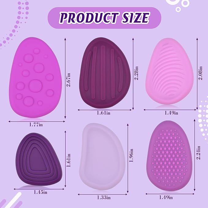 Fidget Toys Sensory Stones for Kids and Adults,6 PCS Texture Worry Stone for Anxiety Autism Teen Calm Down & ADHD Stress Relief,Quiet Fidgets for Classroom Small Prizes Gifts for Travel Toy