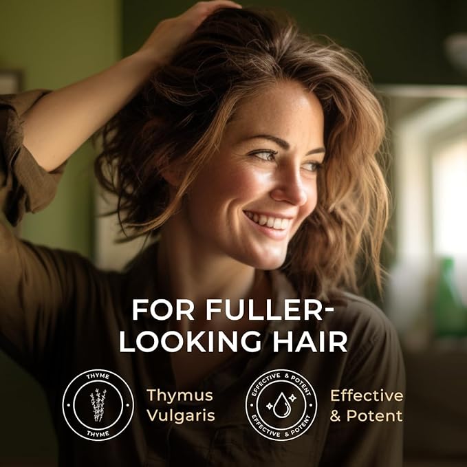 Gya Labs Thyme Essential Oil - 0.34 Fl Oz - for Hair, Skin, Diffuser, Aromatherapy & DIY Candle Making Scent