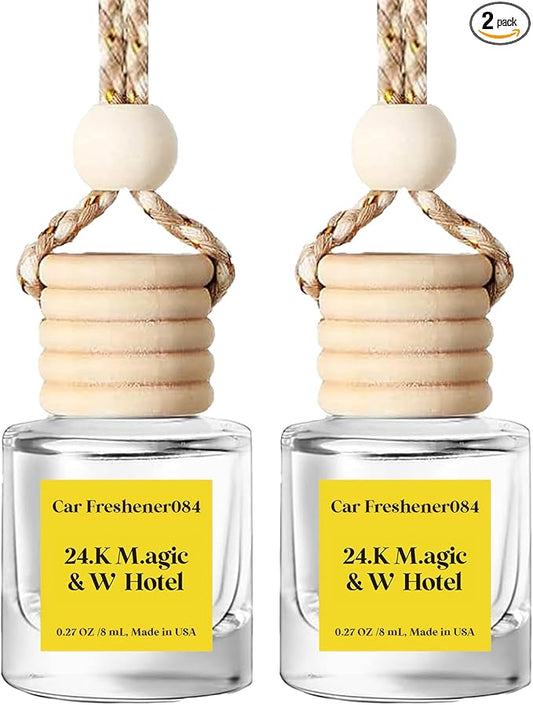 Car Air Freshener Hanging 2 Pack, Air Freshener Diffuser for Cars, Air Fresheners Diffuser oil For Car,Car Air Freshener For Women