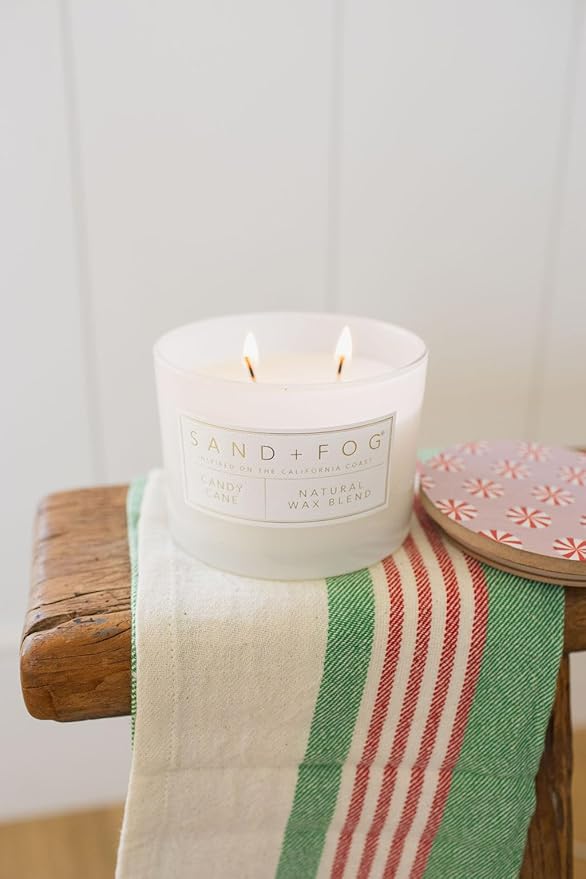 Sand + Fog - 12 Days of Christmas Candle Set - Winter Pine, Apple Cider, Cinnamon Noel, Balsam Cedar, Cinnamon Vanilla, Eucalyptus Fir, Frazier Fir, Golden Nutmeg, Holiday, Juniper Berry, Winter White