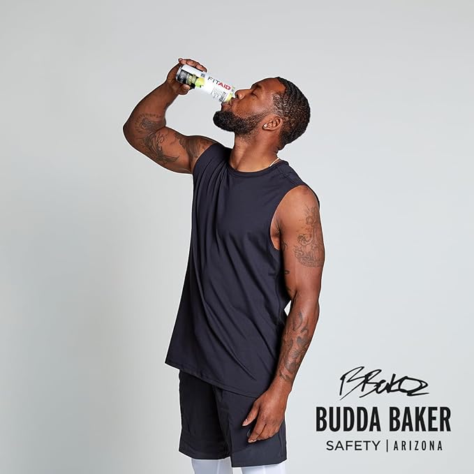 FITAID ZERO, Keto-Friendly, Number 1 Post-Workout Recovery Drink, Contains Zero Sugar, BCAAs, Glucosamine, 5 Calories, 12 Fl Oz (Pack of 12)