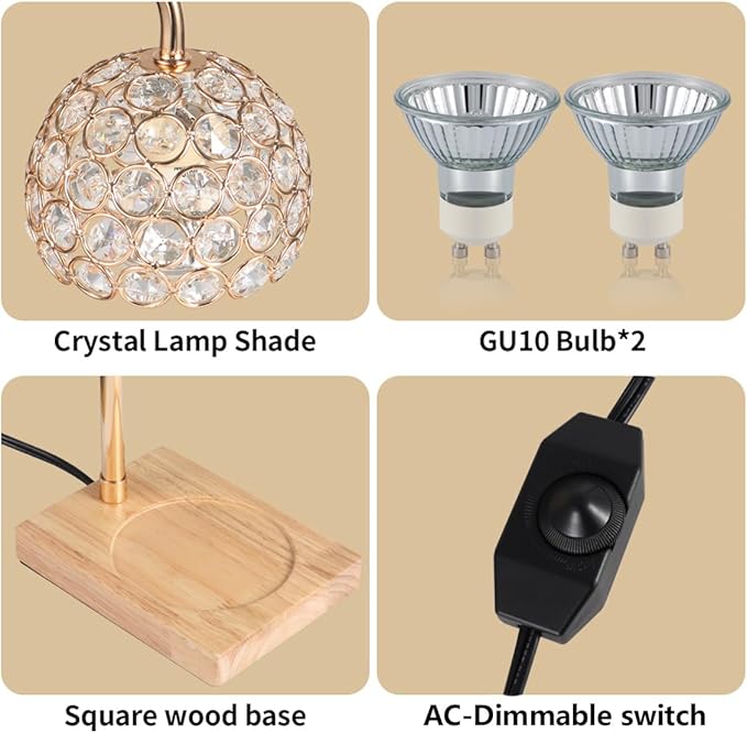 Dimmable Candle Warmer Lamp Adjustable Height Electric Wax Melt Warmer for Scented Jar Candles for Home Decor Christmas Birthday Gifts for Women Mom with 2 Bulbs