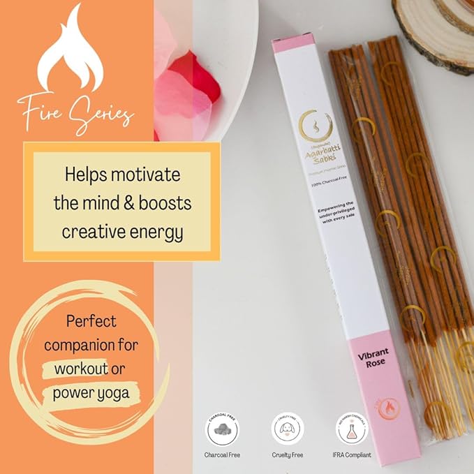 Incense Sticks Agarbatti Sabki - Pack of 6-120 Sticks, Relaxation Spiritual Healing Stress Relief, Premium, Charcoal-Free, Meditation Chakra Reiki Yoga Elements of Nature (Assorted)