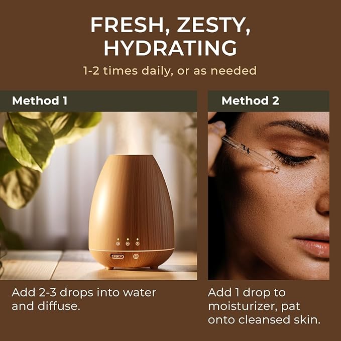 Gya Labs Citronella Essential Oil - 0.34 Fl Oz - for Hair, Skin, Diffuser, Aromatherapy & DIY Candle Making Scent