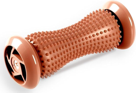 Manual Foot Massager Roller for Plantar Fasciitis Relief, Portable Deep Tissue Muscle Massage Roller for Foot Arch and Heel Pain, Effective Reflexology Tool Relax The Nerves (Chocolate)