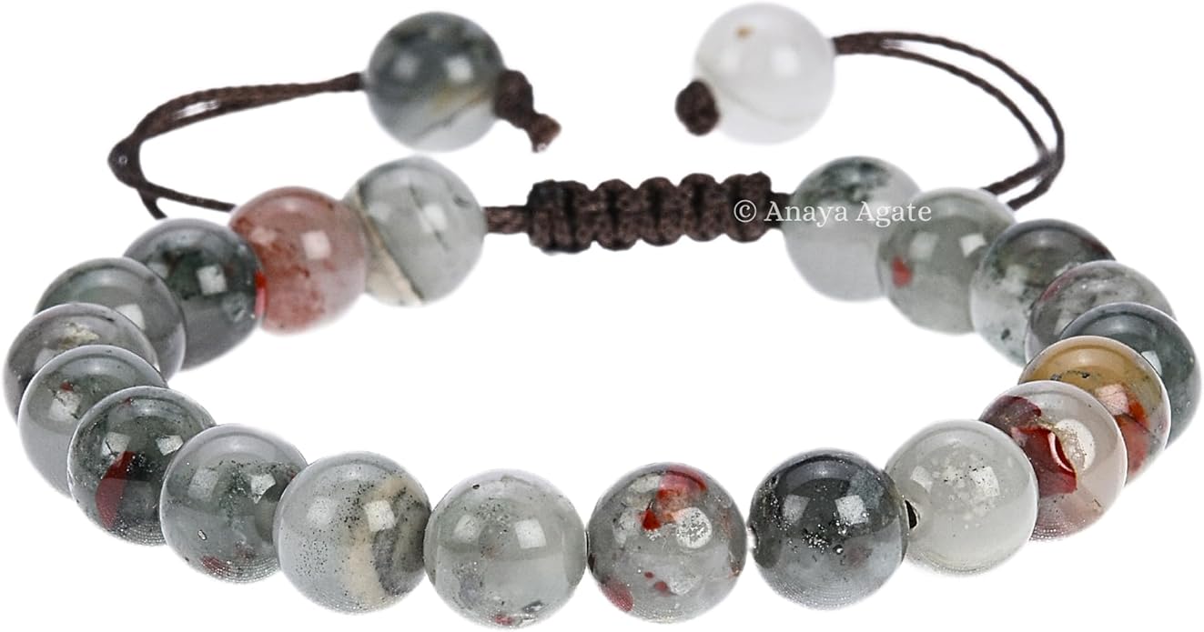 Energy Protection Crystal Handmade Adjustable Bead Bracelet Perfect for Men, Women’s Gift - Gemstone Healing Stretch Bracelet Pulsera Para Hombre Mujer Stocking Stuffer