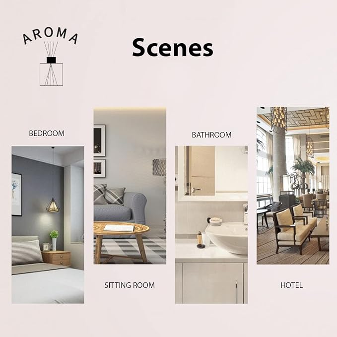 King of Scent Reed Diffuser & Oil Diffuser Sticks with Flower, Aromatherapy, Home & Kitchen Décor,Fragrance and Gift (Ritz Carlton)