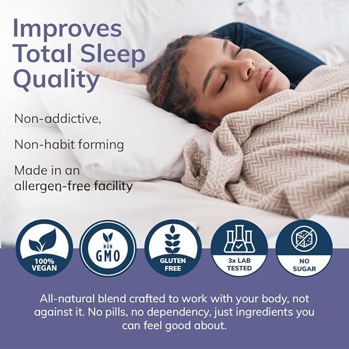 Fastest Sleep Spray Working in 10 mins, Best Sleep Aid for Adults, Relaxium Through The Night with Can-i Sleep All Natural Sleep Vitamins - 180 Servings