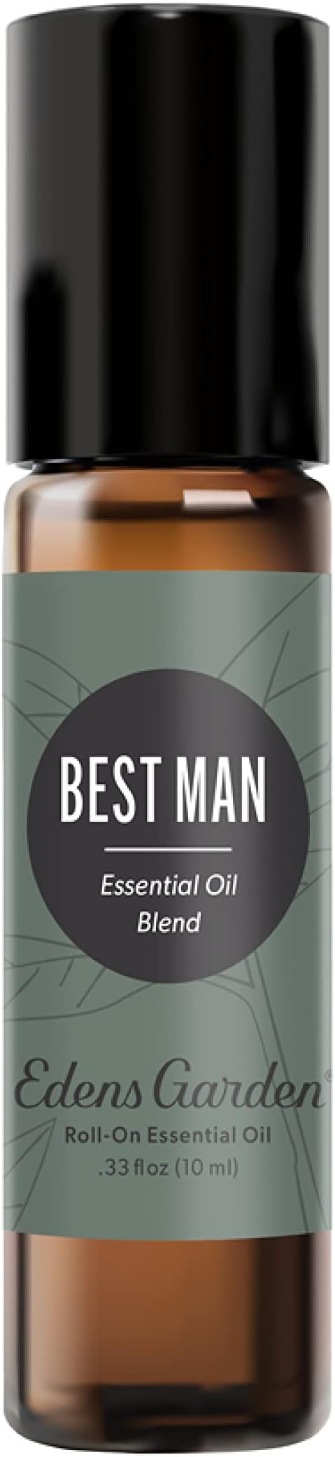Edens Garden Best Man Essential Oil Roll-On Blend- 100% Pure Premium Grade, Natural, Therapeutic, Aromatherapy, Kid & Skin Safe, The Best for Body, Wellness, Tension Pre-Diluted 10 ml (.33 fl oz)