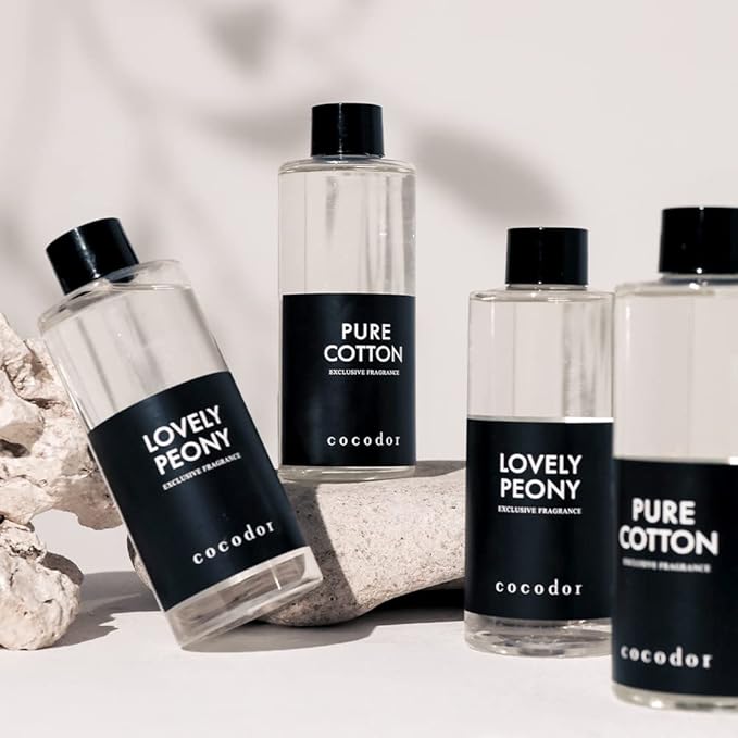 COCODOR Reed Diffuser Oil Refill/Rose Perfume/6.7oz(200ml)/3 Pack/Aroma therapy, Home Fragrance, Scented Oils, Oils for Reed Diffuser, Office Décor, Decoration