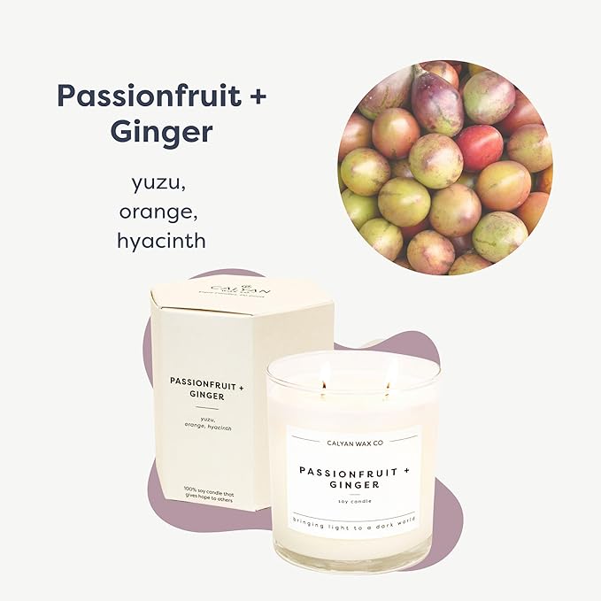 Calyan Wax Co. 2 Wick Candle, Rosewood + Amber Scented Candle, 37 Hour Burn Time, Aromatherapy Soy Candles, Non Toxic & Vegan Soy Wax, Glass Tumbler Scented Candles, 8.8oz