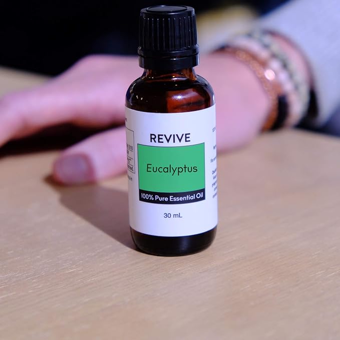 Eucalyptus Essential Oil 30mL by Revive Essential Oils - 100% Pure Therapeutic Grade, for Diffuser, Humidifier, Massage, Aromatherapy, Skin & Hair Care