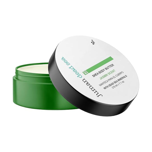 Juman Dead Sea Mineral Body Butter | SLS & Paraben Free | Made with Active Natural Ingredients | Jasmine Scented Body Butter | Suitable for Sensitive Skin | 7.1oz