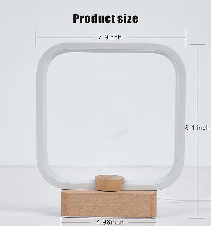 Bedside Table Lamp for Bedroom, 3-Color Temperature Lamp,Bedroom Bedside Night Light, Dimmable Led Lighting, Small Table Lamps for Living Room OfficeCreative Home Decor, Unique House warmging Gift