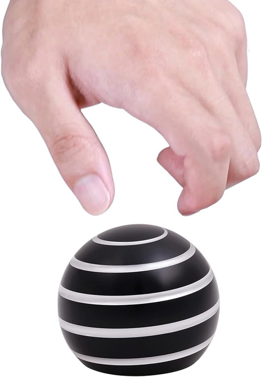 Desk Toys for Fidget Kinetic Cool-Gadgets: 180 Seconds Spinning Toy, Cool-Stuff Thing for Adult Teen Children Kid, Optical-Illusion Stress-Relief Gifts Ball for Man Women Home Office School Christmas