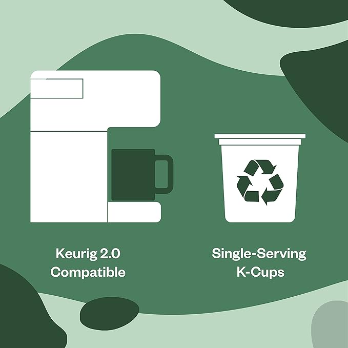 FGO Organic Jasmine Green Tea K-Cup Pods for Keurig, 24 Count (Pack of 1), Premium Green Tea is USDA Organic, Non-GMO, & Recyclable with Naturally Occurring Caffeine