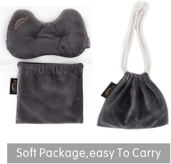 Cozynight Weighted Sleep Mask-Sleep Eye Mask for Sleeping-Eye Cover That Blocks Out Light to Help Relaxation and Night Sleep-Comfortable Blackout Sleeping Mask 0.8 lbs