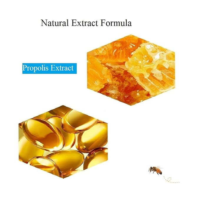 4 PCS Bee Lip Balm Honey Pot,Honey Lip Mask,Honey Propolis Lip Mask Moisturizing Moisture Nourishing Dry & Chapped Lips,Lip Care and Reduces Lip Lines,Lip Exfoliating (Honey)