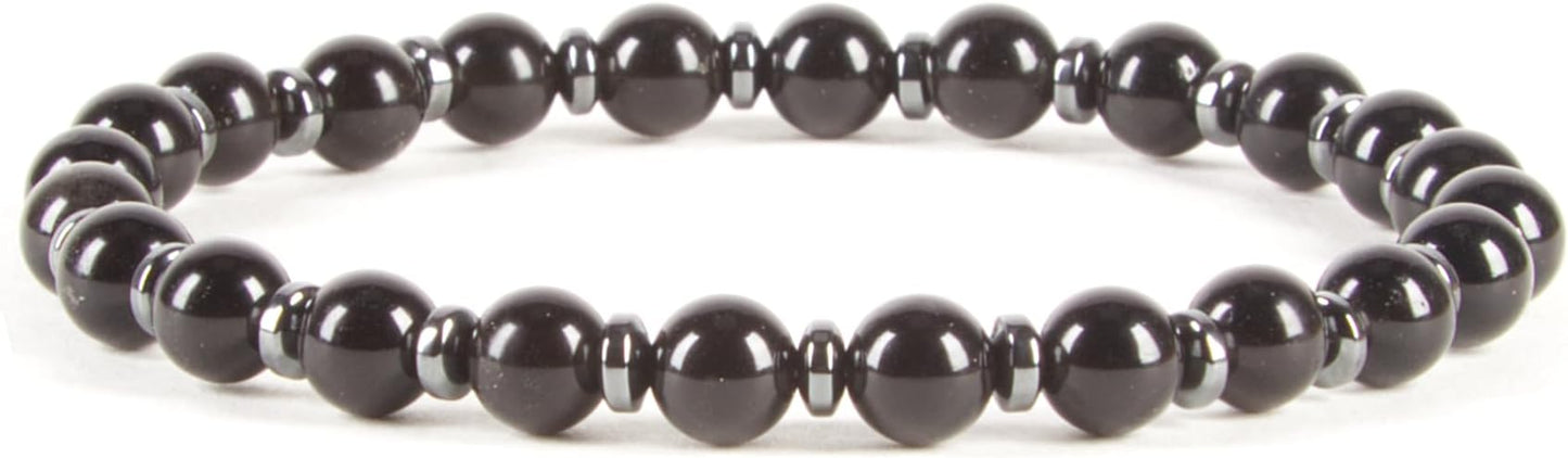 Cherry Tree Collection - Small, Medium, Large Sizes - Gemstone Beaded Bracelets For Women and Men - 6mm Round Beads