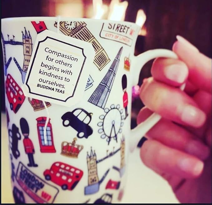 Buddha Teas Organic Rose Hips Tea - OU Kosher, USDA Organic, CCOF, 18 Bleach-Free Tea Bags