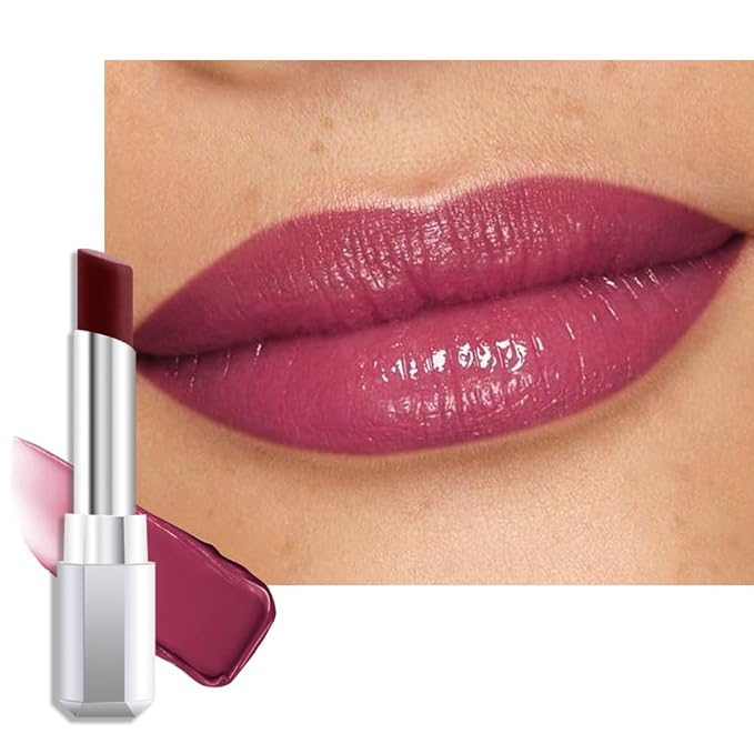 evpct Plum Cherry Honey Lipstick Tinted Lip Balm, Sheer Hydrating Shine Tinted Lipstick for Women, Moisturizing Lip Color, Nourishing Tinted Lip Balm Plumper Gloss Stain, Glossy Shiny Finish, 09Cherry