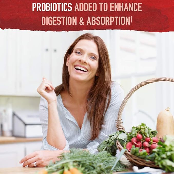 Garden of Life Organic Ashwagandha Supplement with Probiotics & Ginger - Stress, Mood & Energy Support, Vegan, Gluten Free, Non GMO, 2 Month Supply, 60 Tablets