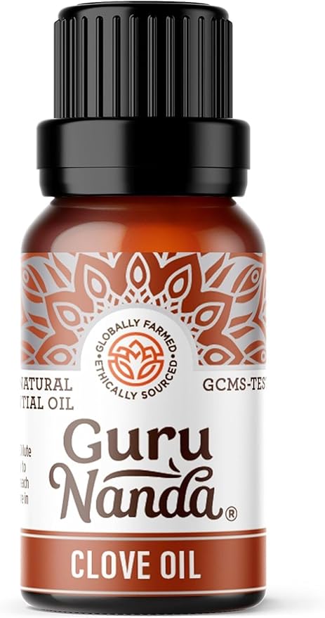 GuruNanda Clove Essential Oil - Pure, Natural & Undiluted for Aromatherapy and Diffuser - 15 ml