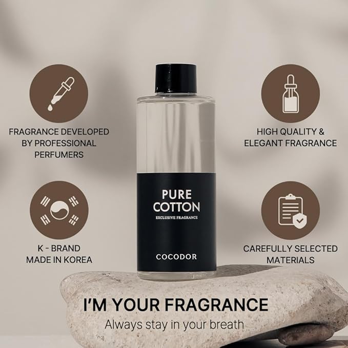 Cocod'or COCODOR Reed Diffuser Oil Refill/April Breeze /6.7oz / 1 Pack/Aromatherapy, Home Fragrance, Scented Oils, Oils for Reed Diffuser, Bathroom Home Decor