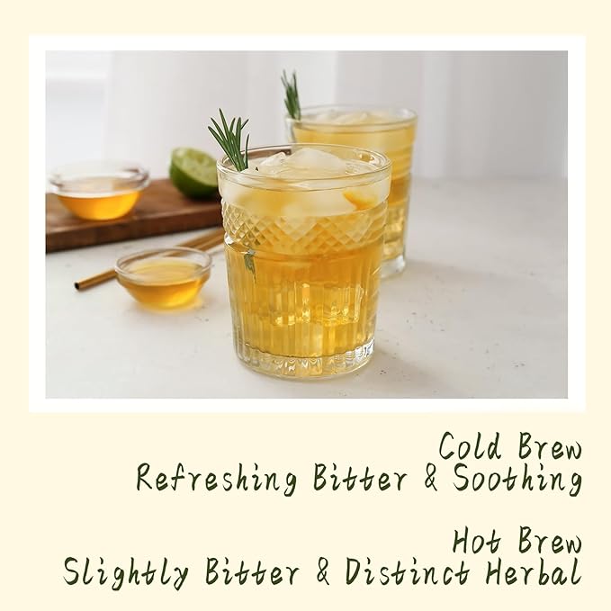 Jarteela - Mugwort Tea Bag, 2g x 50 Count - Pure Mugwort Herb - Natural Herbal Tea Bags for Digestion - Non-GMO - Caffeine-free Tea