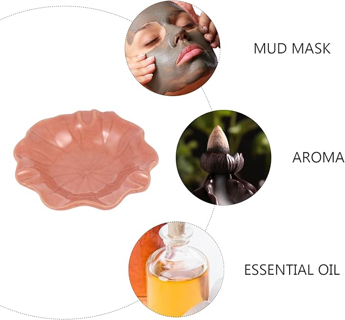 Ceramic Dish for Electric Oil Burner Warmer Diffuser Bowl Holder Essential Oil Plate Ceramic Warmer Tealight Candle Holder Bowl Home Decoration Red