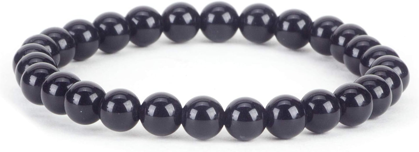 Cherry Tree Collection - Small, Medium, Large Sizes - Gemstone Beaded Bracelets For Women and Men - 6mm Round Beads