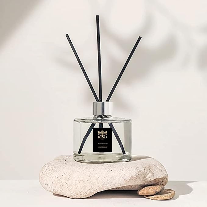 King of Scent Reed Diffuser & Oil Diffuser Sticks with Flower, Aromatherapy, Home & Kitchen Décor,Fragrance and Gifts… B0CHHBGTZQ (Westin White Tea)