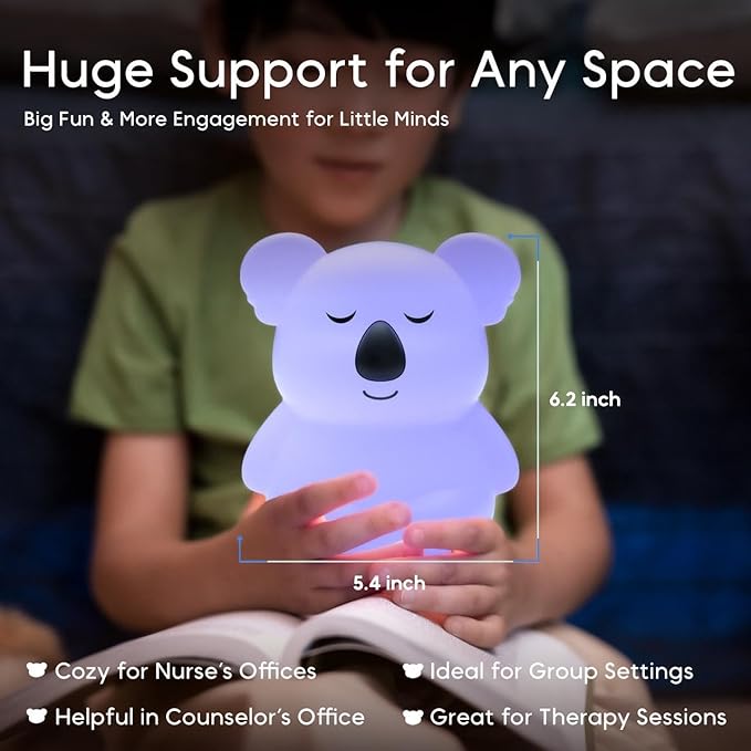 Breathing Pal Plus 'Kyle' - Mindfulness Breathing Light, Guided Visual Meditation Breathing Light, Anxiety Relief Items for Calm Down Corner/Meditation/Sleep Aid for Adult&Kid