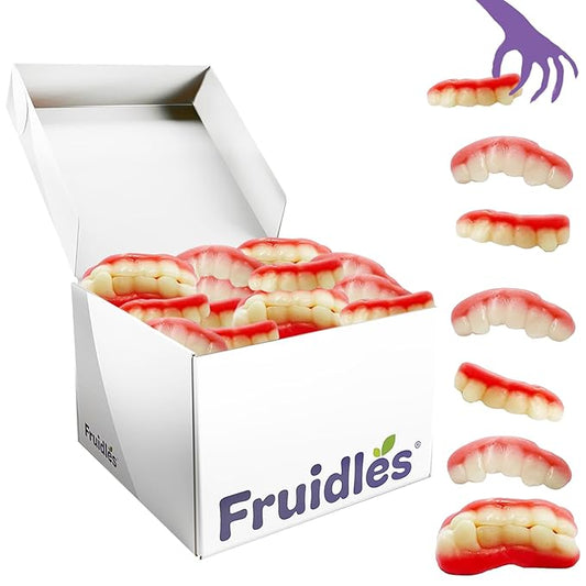 Gummi Teeth Candy, Delicious Fruit Flavors Gummies (26.4 Pounds)