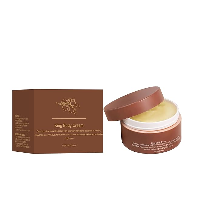 Body Butter for Men, Warm Sensual Cologne Scent, Natural Moisturizing Formula, Moisturizing with Fragrance Gift for Father Husband Boyfriend-4 Oz (1)