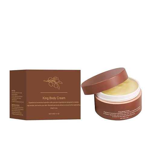 Body Butter for Men, Warm Sensual Cologne Scent, Natural Moisturizing Formula, Moisturizing with Fragrance Gift for Father Husband Boyfriend-4 Oz (1)