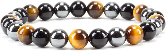 Cherry Tree Collection - Small, Medium, Large Sizes - Gemstone Beaded Bracelets For Women and Men - 8mm Round Beads