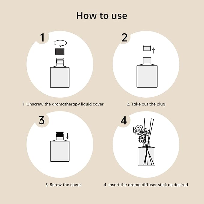 Oud & Bergamot Reed Diffuser Long-Lasting Fragrance Air Freshener Diffuser Hotel Collection Diffuser Oil 7.04 oz - Green