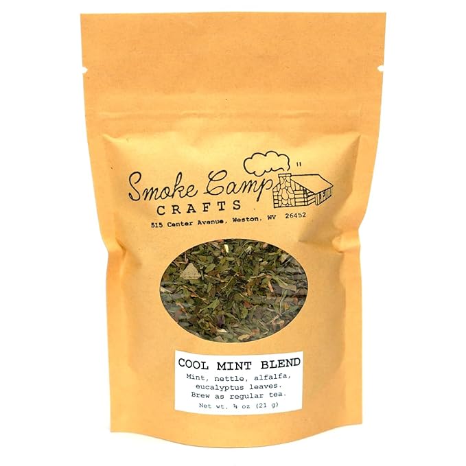 Smoke Camp Crafts Herbal Tea Blend - Cool Mint Blend, 3/4 oz (21 g)