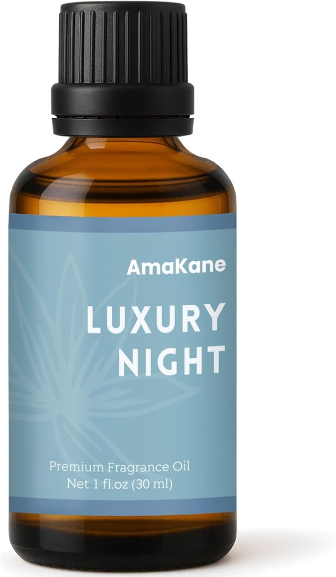 AmaKane Luxury Night Fragrance Oil 30ml, Hotel Essential Oil Inspired by Marriott Hotels, Long-Lasting Diffuser Oil for Home, Candle & Soap Making Scents, Aromatherapy Oils