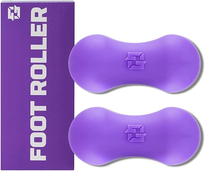 Ground Force Foot Roller 2 Pack – Portable Silicone Foot Massagers for Plantar Fasciitis, Heel Spurs, Arch & Heel Pain Relief, Neuropathy & Myofascial Release – Trigger Point & Recovery Tool