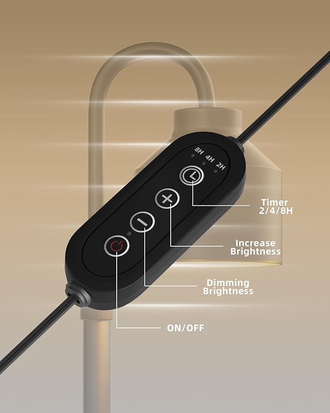 Electric Candle Warmer Lamp Black, Candle Lamp Warmer with Timer, Wax Warmer Lamp for Jar Candles, Adjustable Height Candle Light Warmer with 2 Bulbs